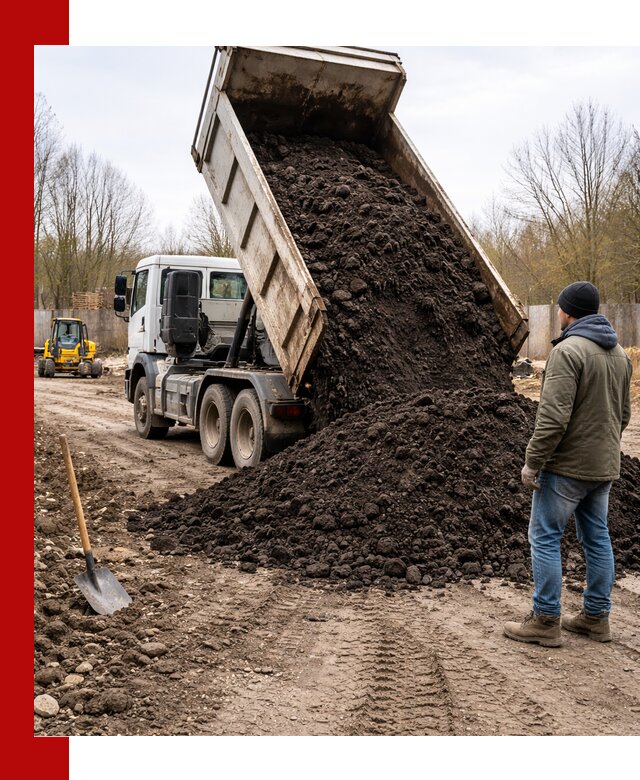 Доставка чернозема навалом в Северске быстро и выгодно