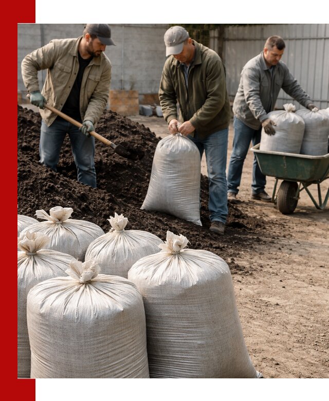 Купить чернозем в мешках с доставкой в Северске