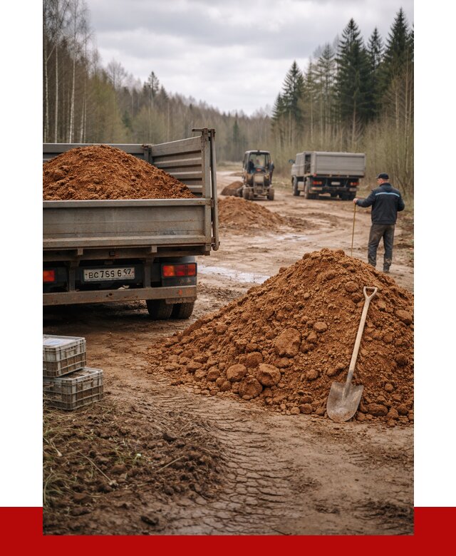Глина и суглинки в Северске от 4678 р. за куб | ПРОНЕРУДСвк
