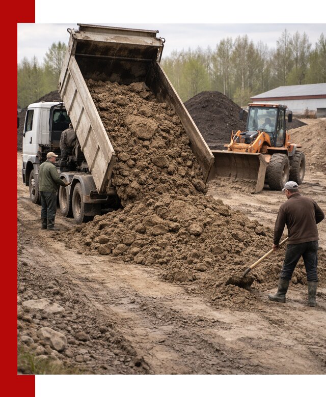 Доставка глин и суглинков в Северске оптом и вкрай