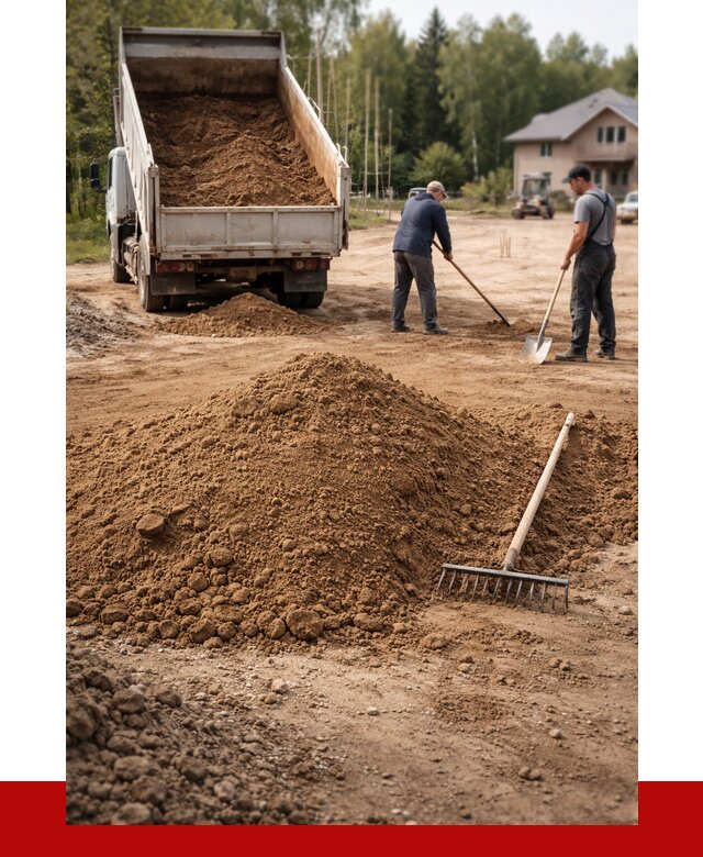 Суглинок для планировки в Северске с доставкой от 4366 р. | ПРОНЕРУДСвк