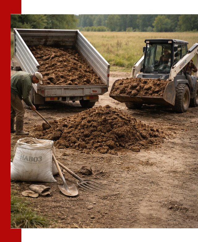 Доставка конского навоза в Северске с разгрузкой и доставкой на объект