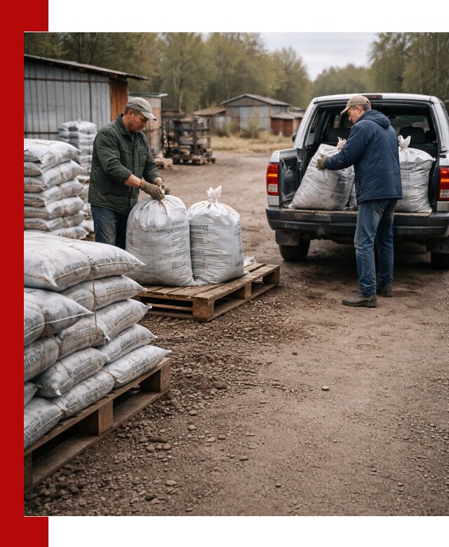 Купить конский навоз в мешках с доставкой в Северске