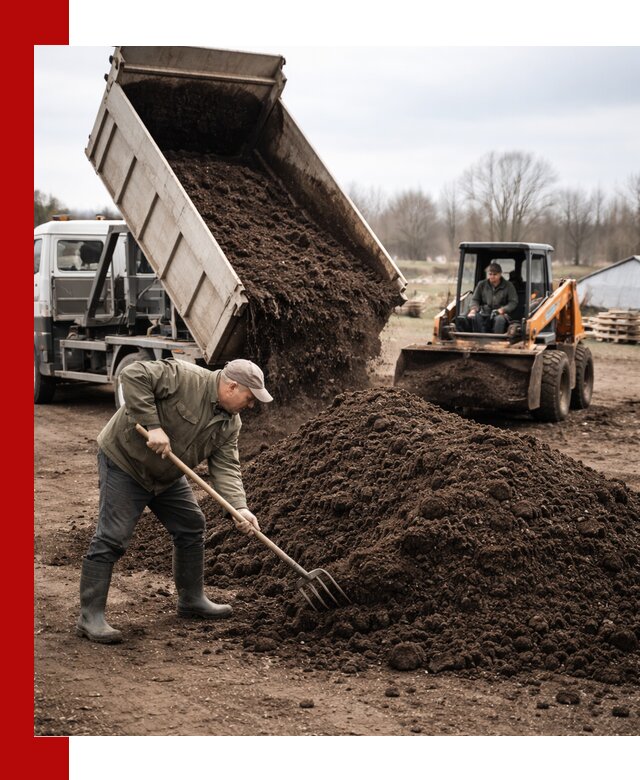 Доставка и продажа перегноя в Северске быстро и дешево