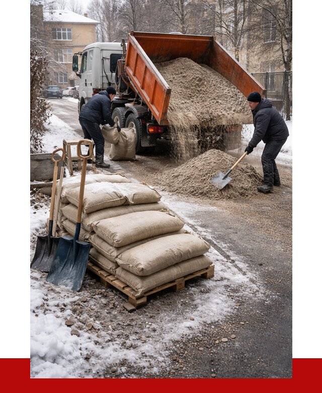 Противогололедные материалы оптом в Северске от 4366 р. | ПРОНЕРУДСвк