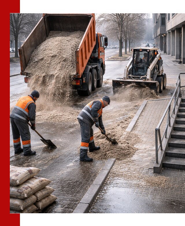 Поставка противогололедных материалов в Северске