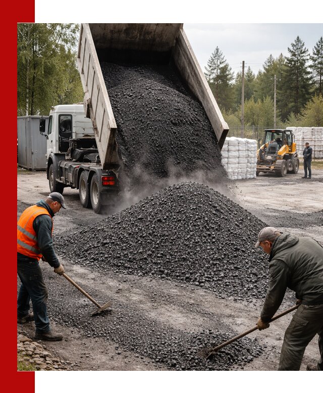 Доставка и продажа асфальтного гранулята в Северске