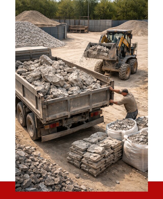 Купить бой бетона с доставкой в Северске от 4990 р. | ПРОНЕРУДСвк