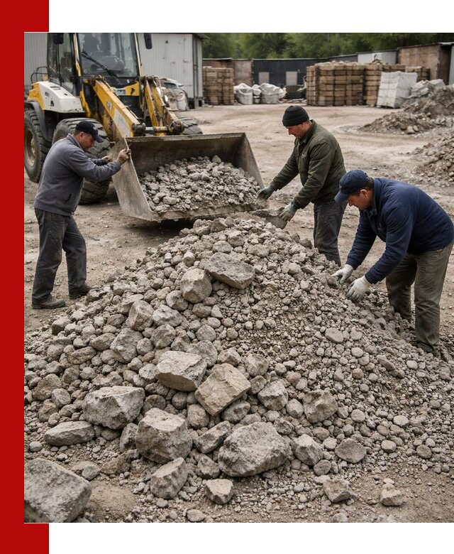 Демонтаж и вывоз бой бетона в Северске