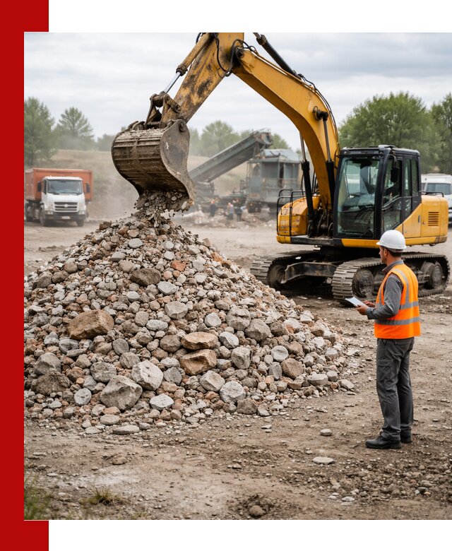 Доставка и вывоз строительного боя в Северске