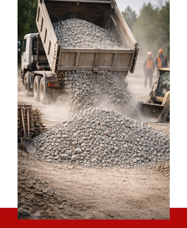 Купить дробленый бетон в Северске от 1767 р./куб | ПРОНЕРУДСвк