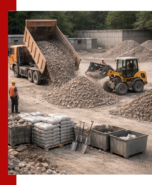 Вторичные материалы для отсыпки в Северске — поставка и доставка