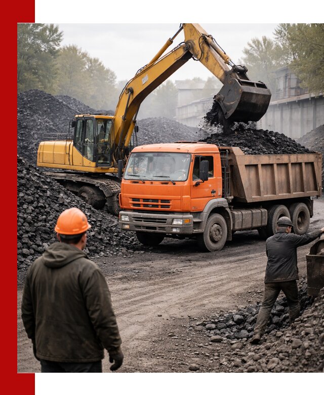 Доставка угля автотранспортом в Северске быстро и выгодно