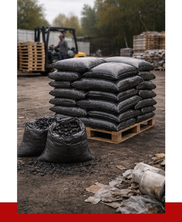 Купить уголь в мешках с доставкой в Северске от 7796 р. | ПРОНЕРУДСвк
