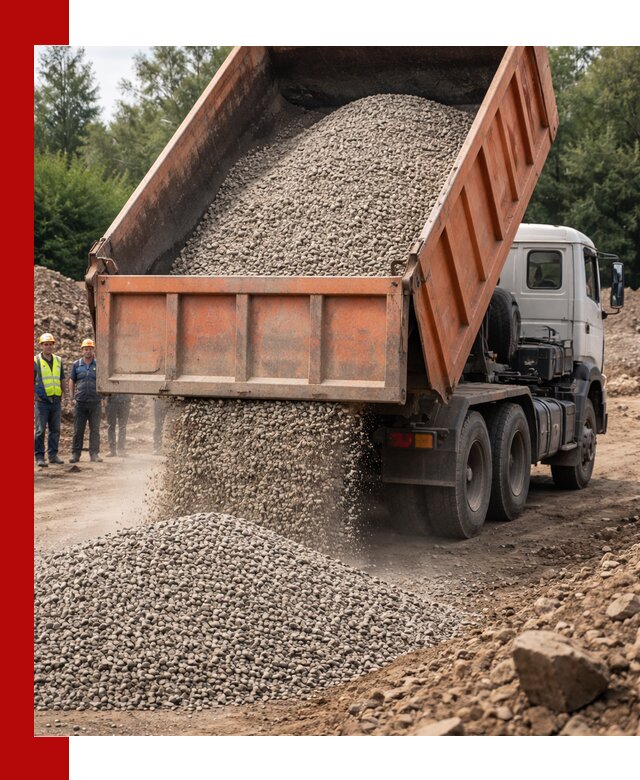 Доставка сыпучих материалов самосвалом в Северске быстро и надежно