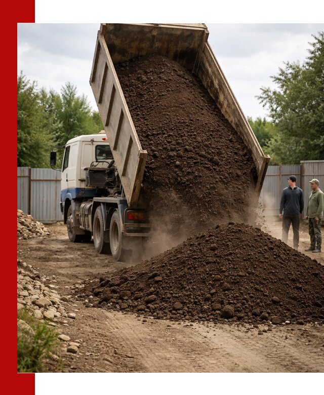 Доставка самосвалом 10 кубов в Северске быстро и надёжно