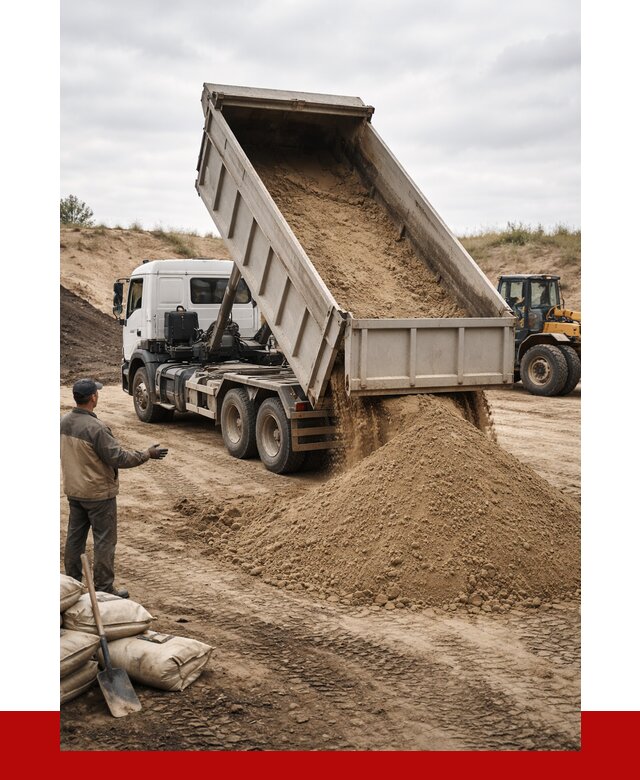 Доставка самосвалом 20 кубов в Северске от 7796 р. | ПРОНЕРУДСвк