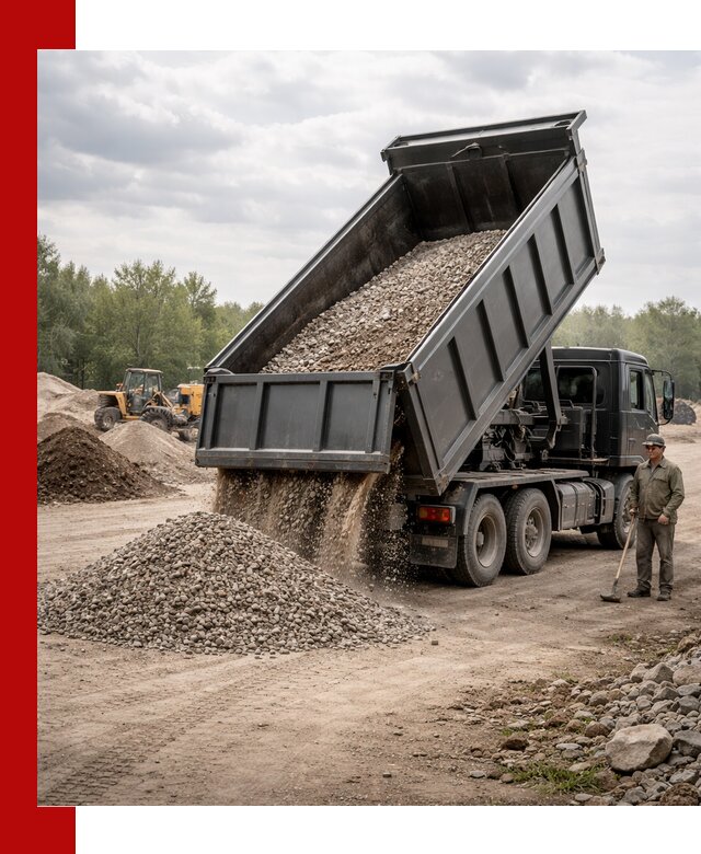 Доставка самосвалом 30 м3 по выгодным ценам в Северске