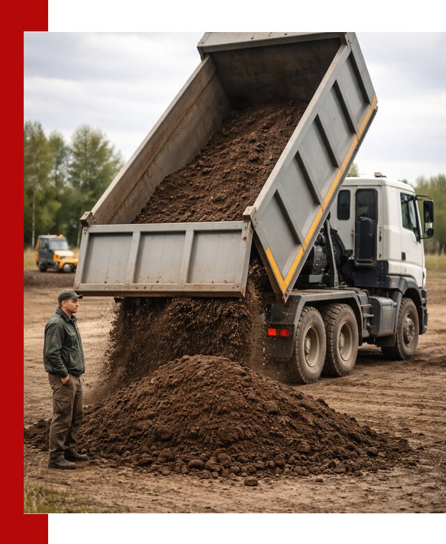 Аренда самосвала с водителем в Северске для сыпучих грузов и навоза