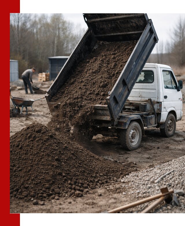 Аренда минисамосвала в Северске для доставки сыпучих материалов