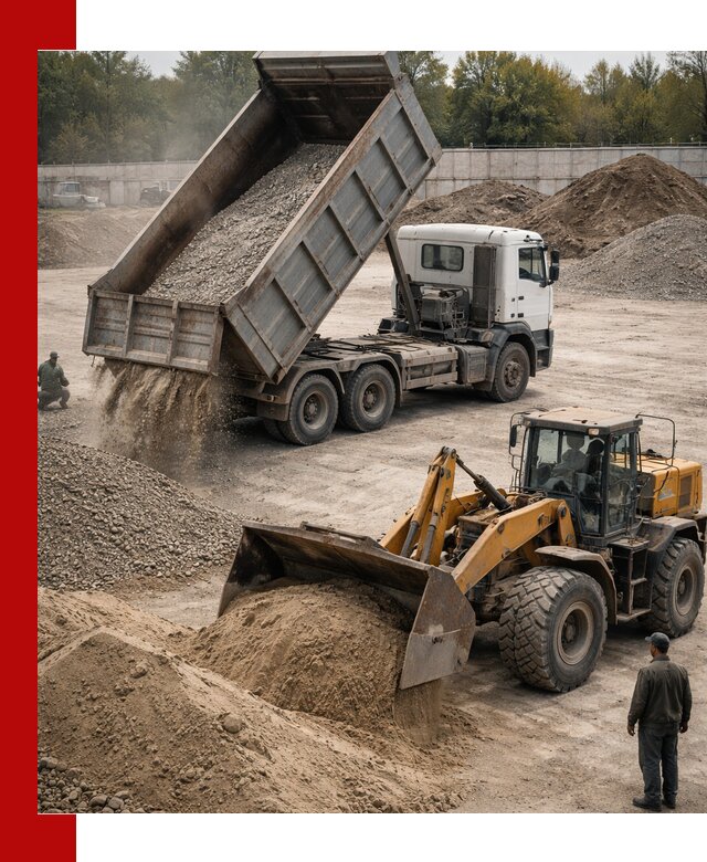 Перевозка сыпучих грузов самосвалами и бортовыми в Северске