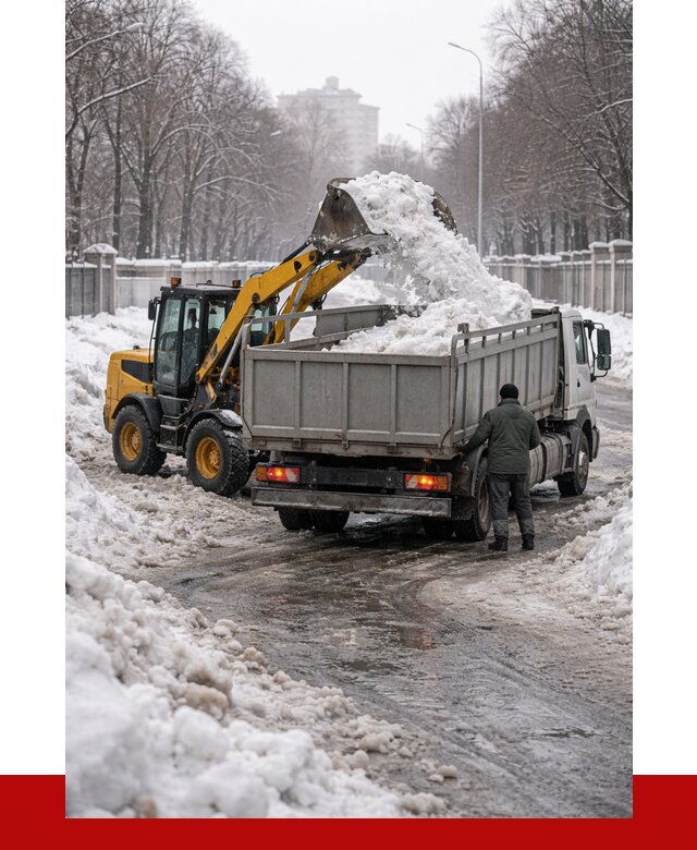 Вывоз снега с погрузкой в Северске от 3638 р. ПРОНЕРУДСвк