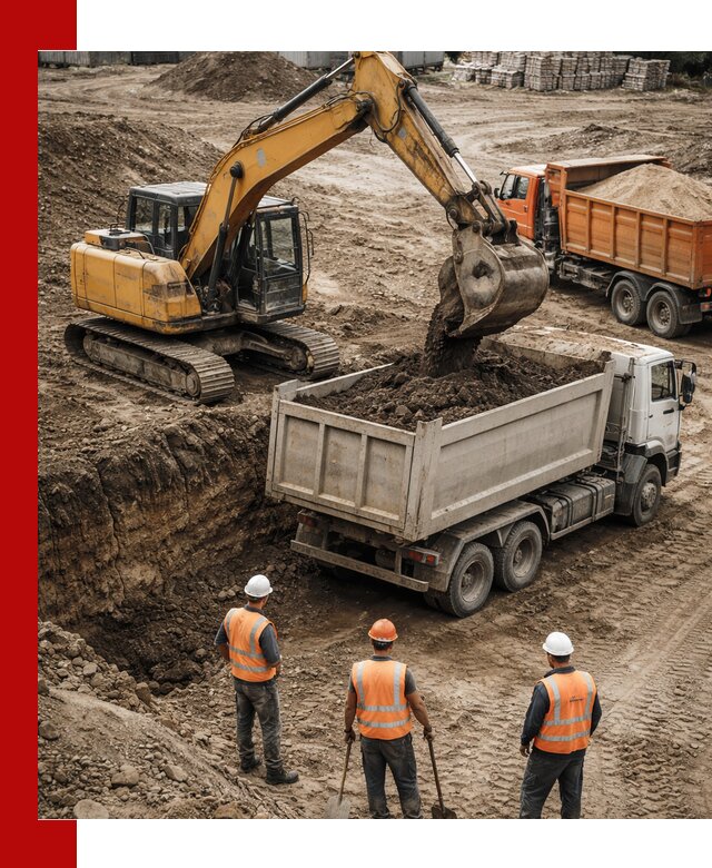 Разработка грунта для строительства и благоустройства в Северске