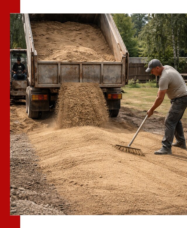 Отсыпка участка песком в Северске быстро и качественно