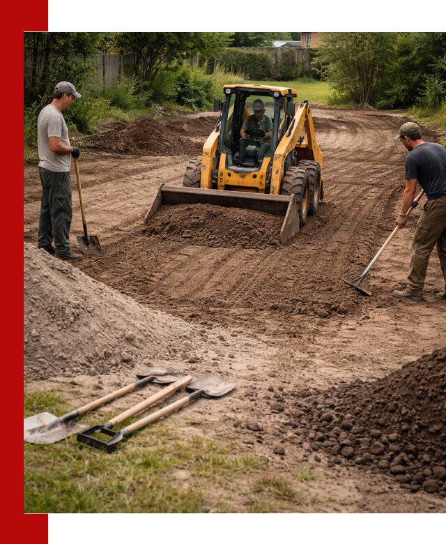 Планировка участка грунтом с вывозом и доставкой в Северске